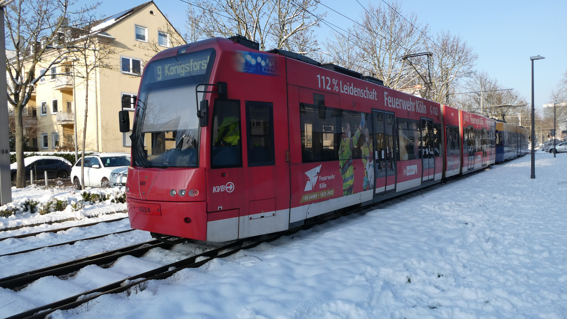 KVB im Schnee