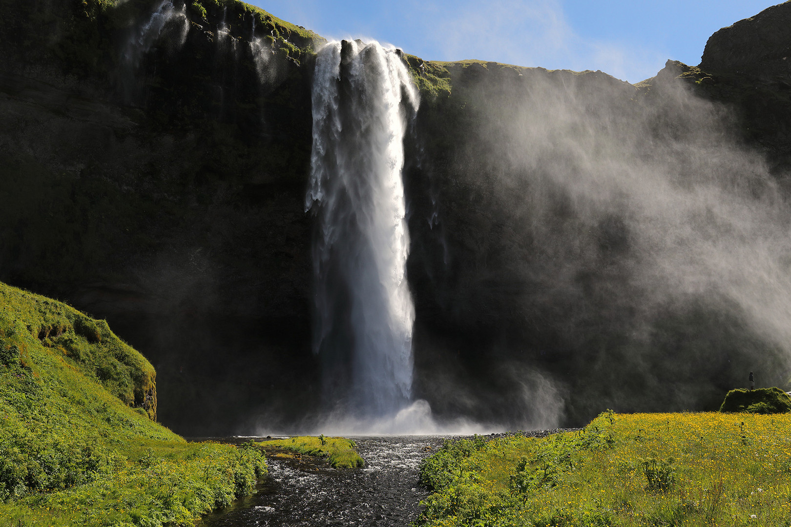 Kvernufoss mal von vorne