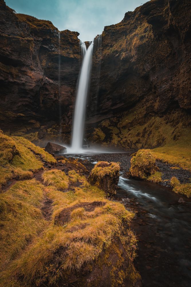 Kvernufoss Waterfall II 