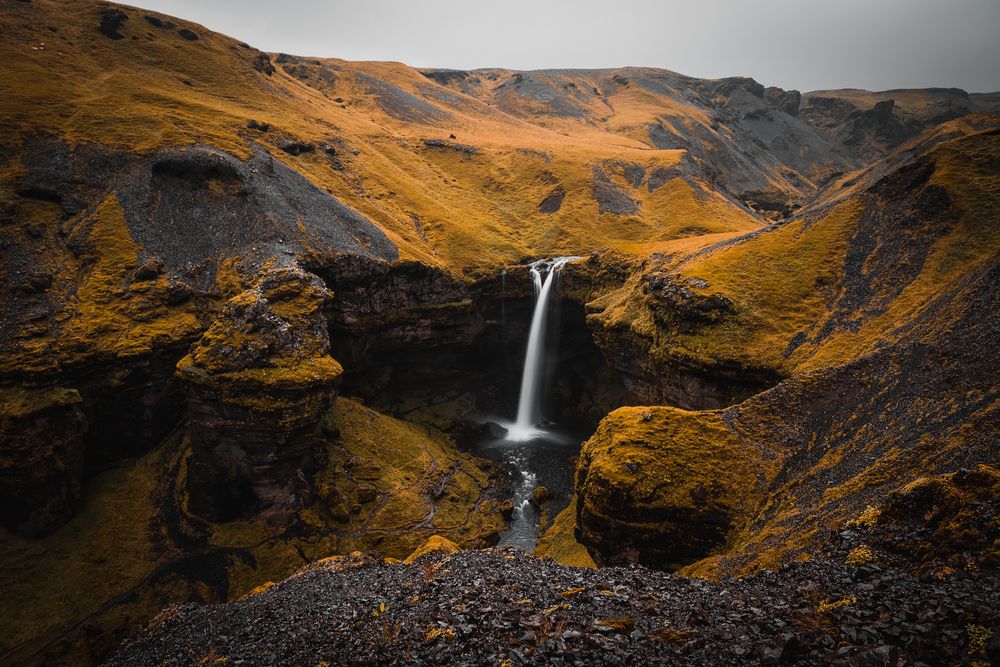 Kvernufoss Waterfall III