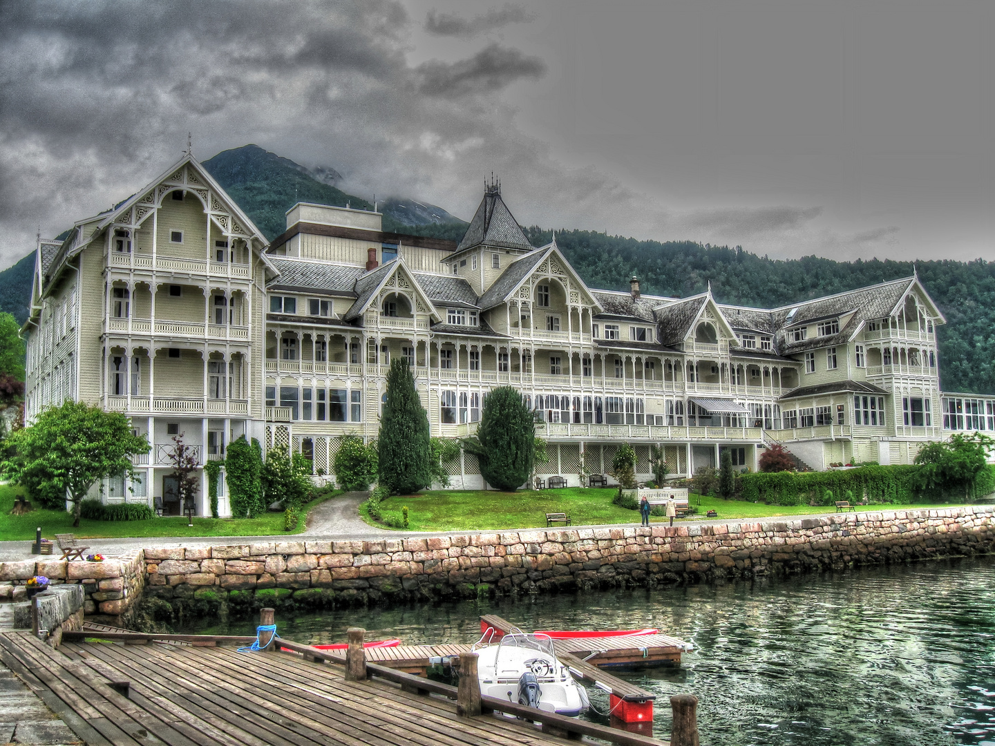 Kviknes Hotel in Balestrand am Sognefjord