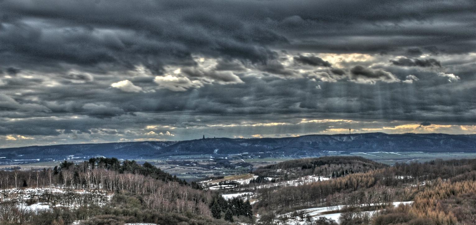 Kyffhäusergebirge am letzten Tag des Februars