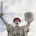 Kyiv - Rodina Mat Monument on Victory Day
