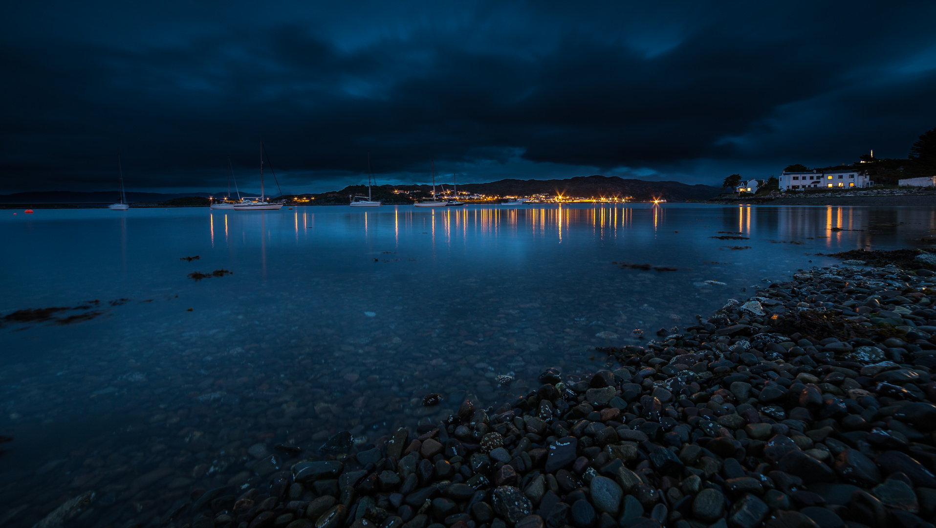 Kyleakin bei Nacht