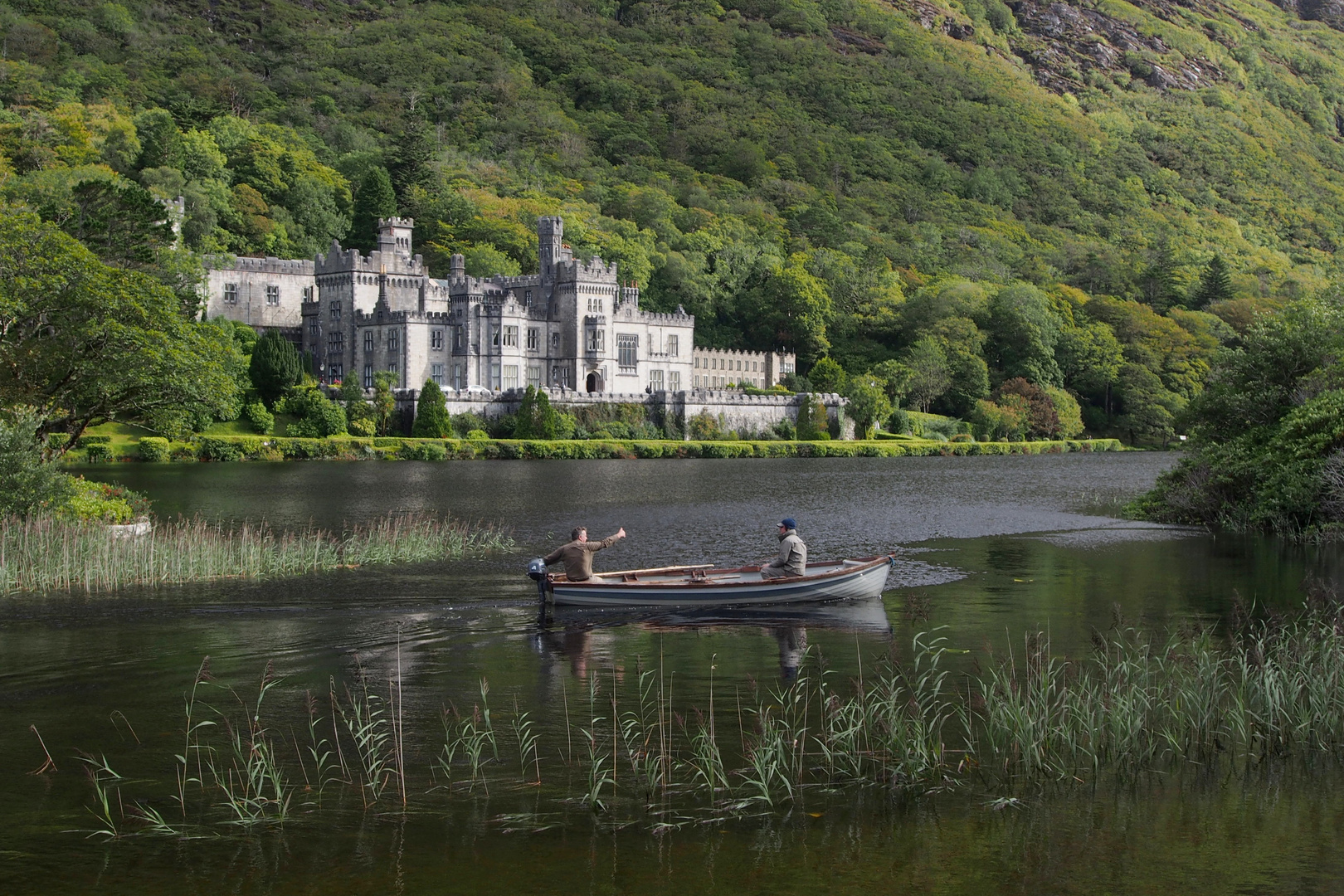 Kylemore Abbey - he likes it