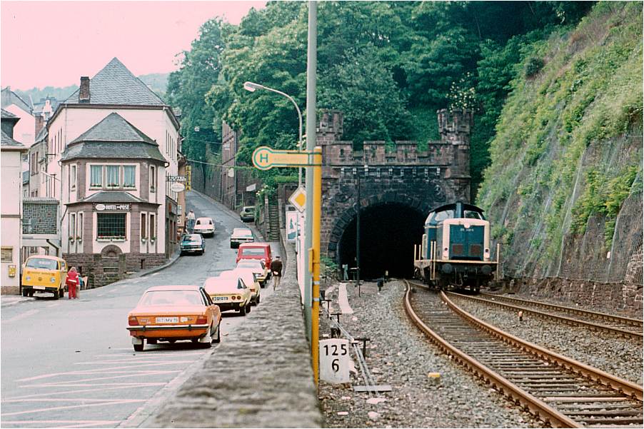 Kyllburgtunnel, Eifel, 1980