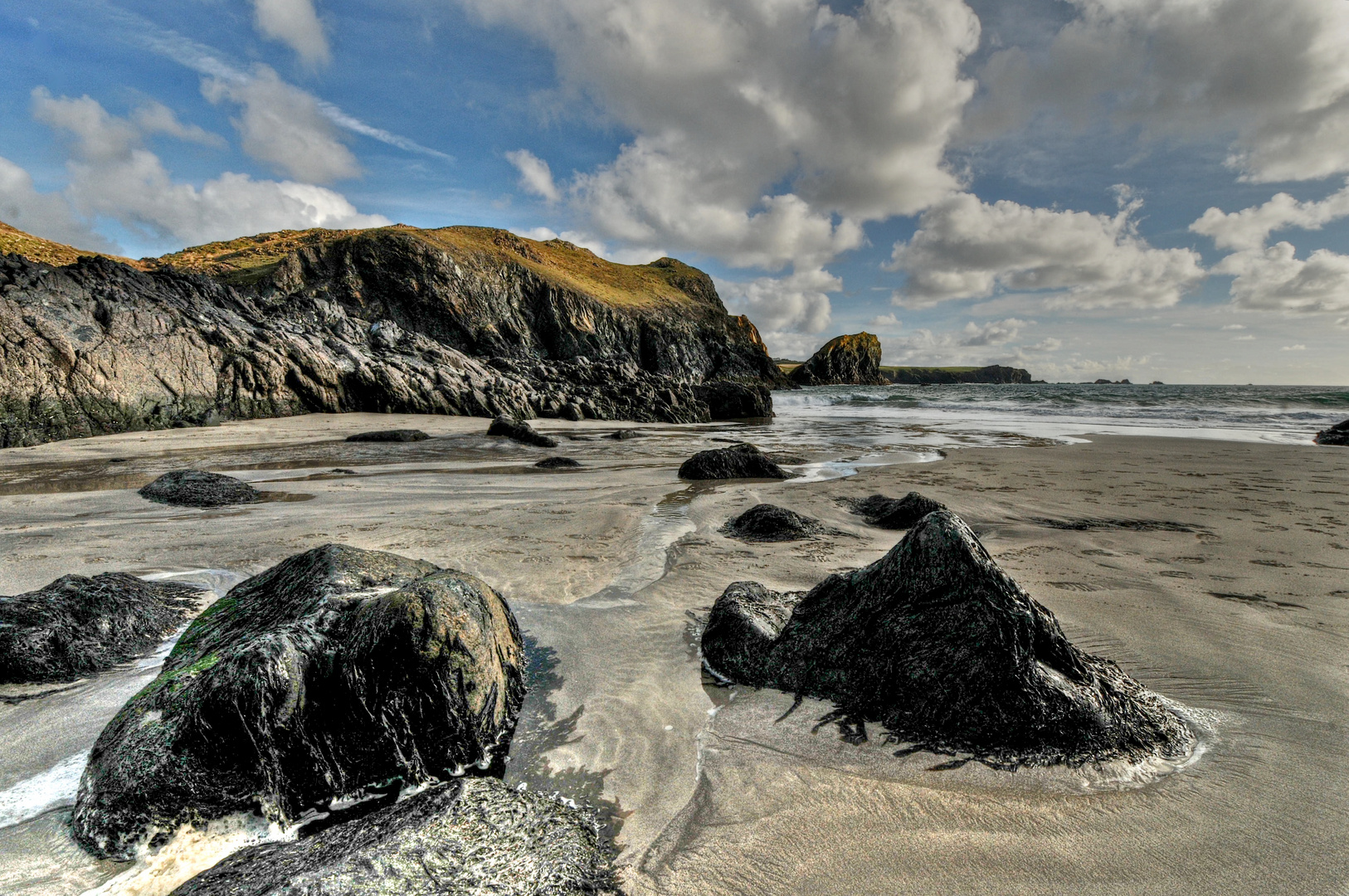 Kynance Cove . Lizard Point Cornwall UK 18th November 2012