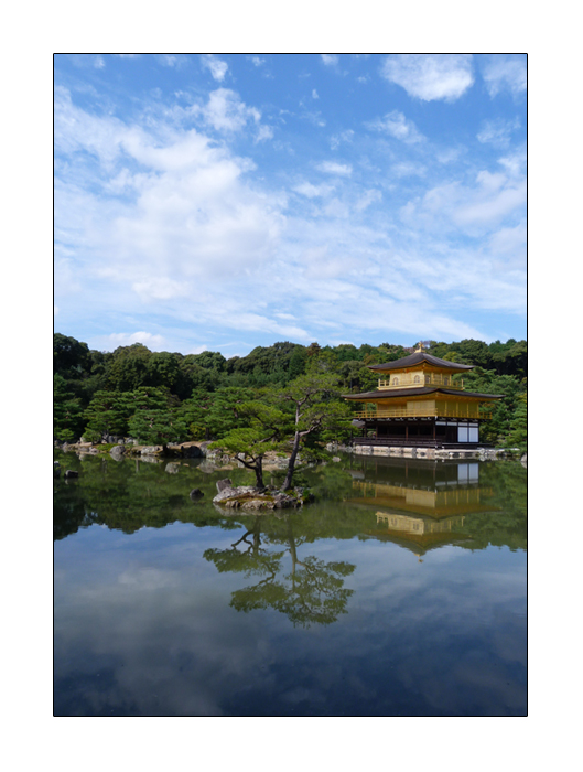 kyoto - goldener pavillon tempel ( Kinkakuji )