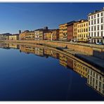 l Arno pisano al tramonto....