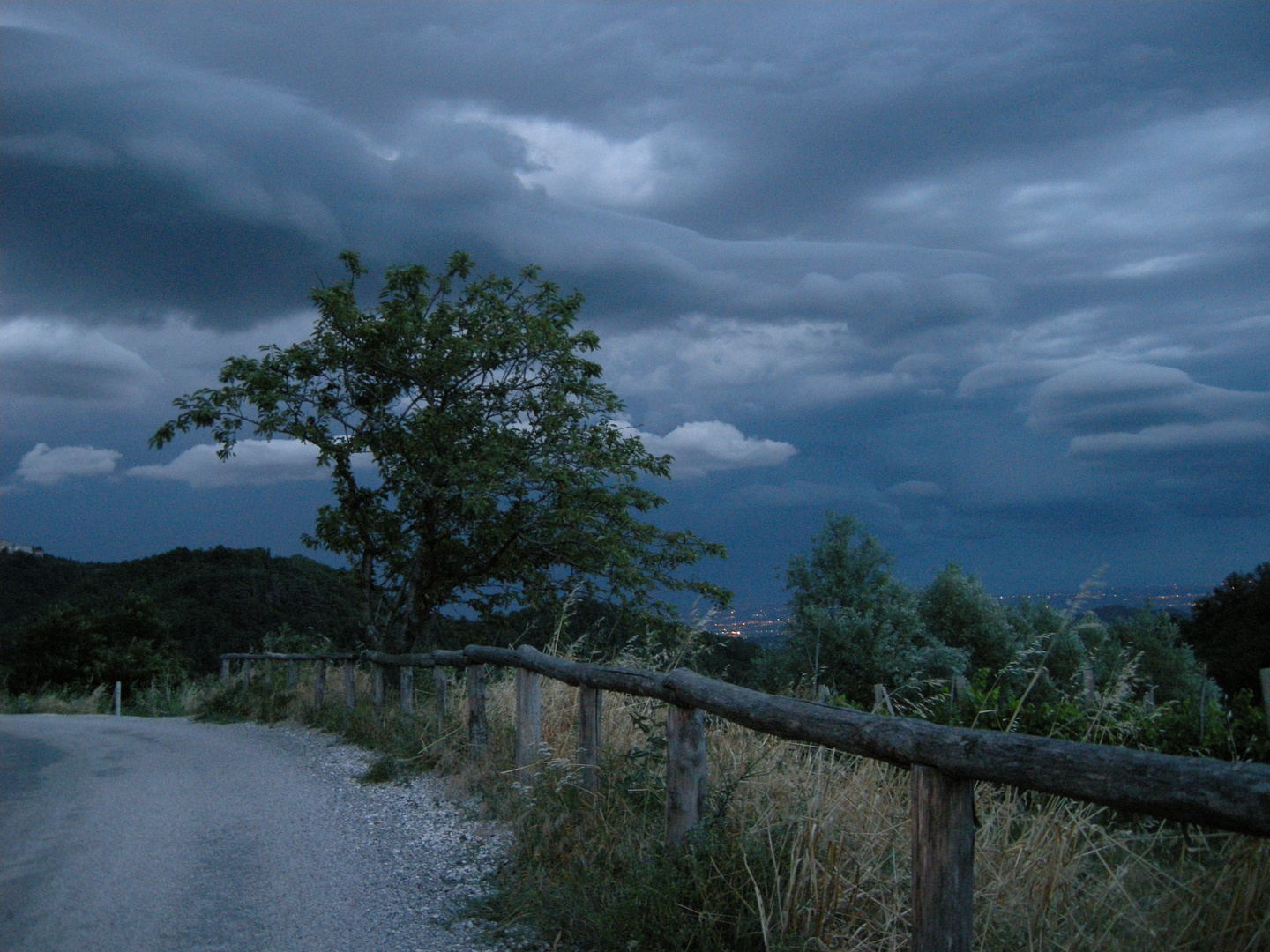 L arrivo del temporale...