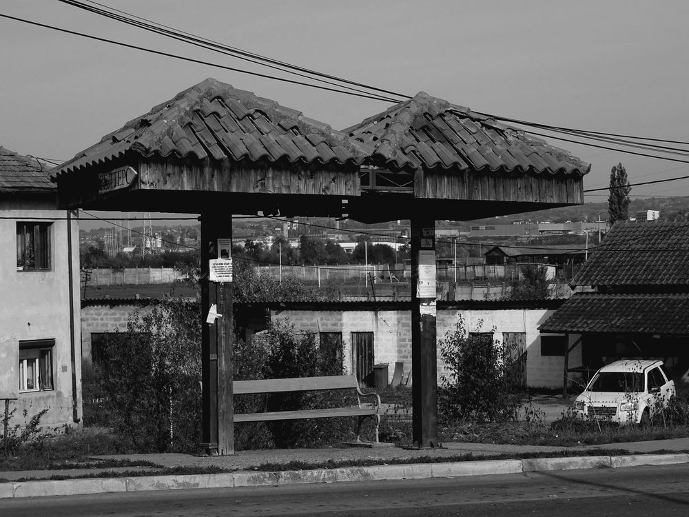 l' arrêt de bus 