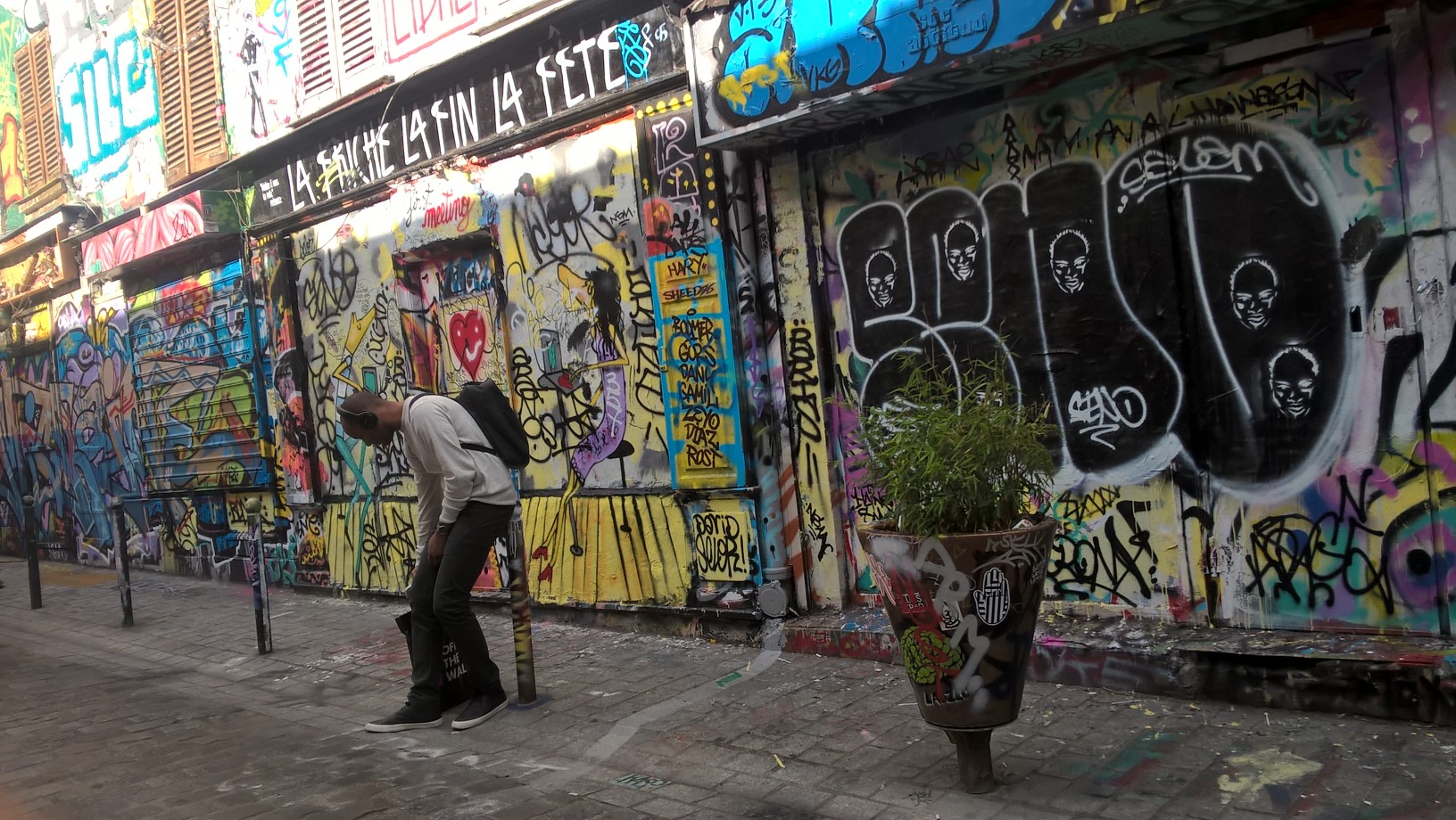 l art de la rue dans paris....