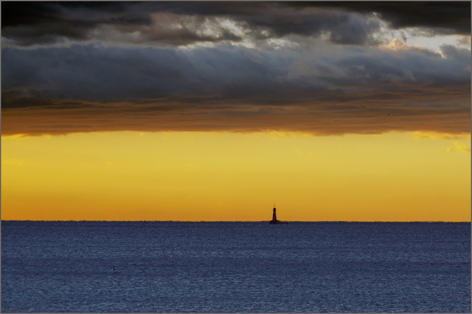 l aube avant le passage de la tempête.....