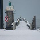 L ' ESTACADE E CAPBRETON (40)SOUS LA NEIGE