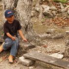 L innocence d un enfant perdu dans la nature