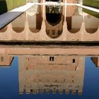 La Alhambra (Granada), patio de los arrayanes