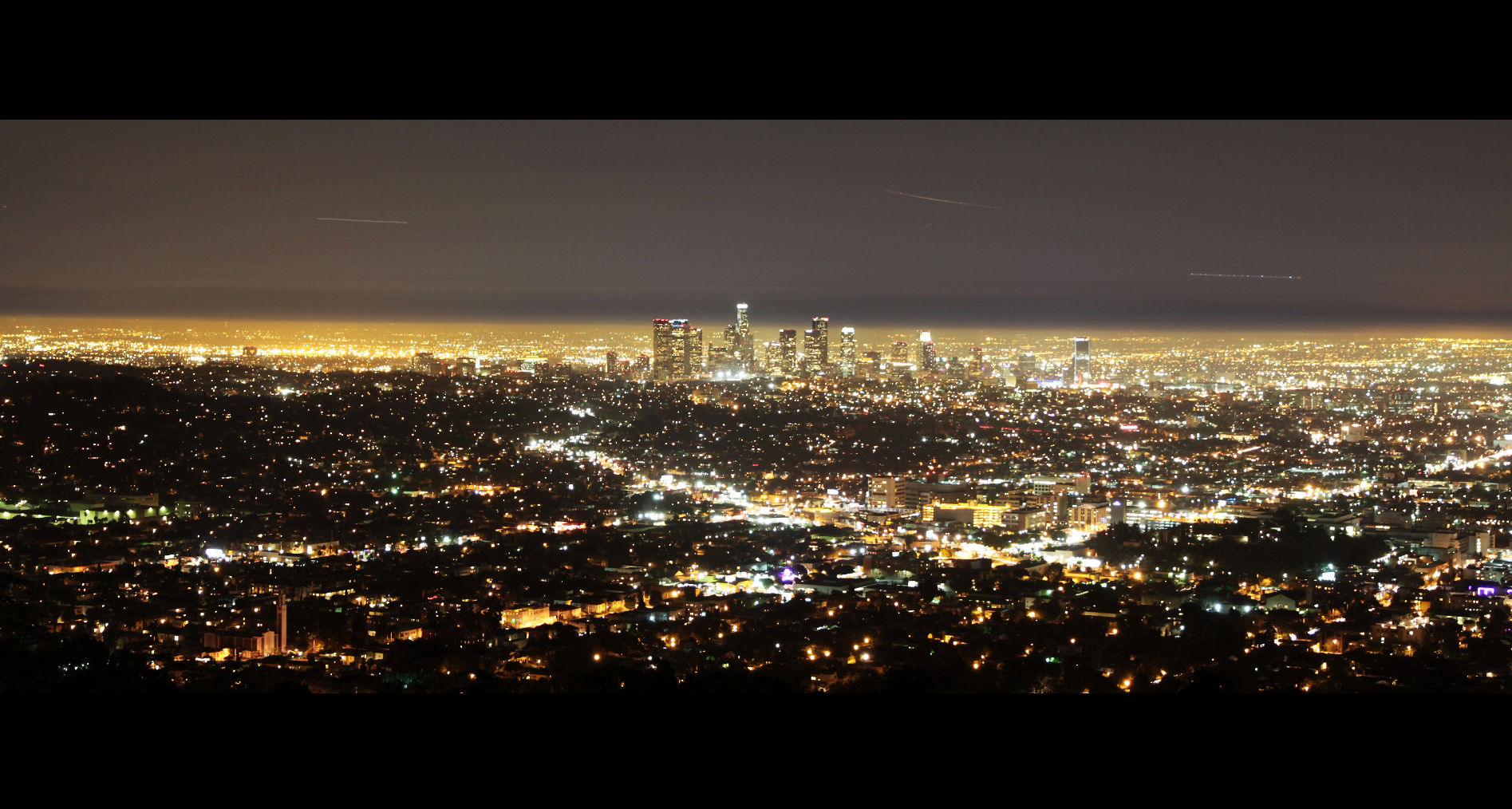 L.A. at night