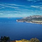 La baie de Cassis du haut du Cap Canaille