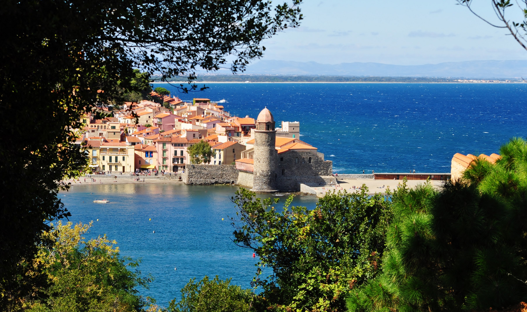 La Baie de Collioure et son clocher