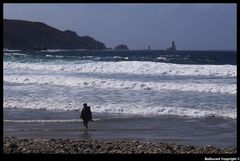 " La baie des trépassés, un jour de beau temps "