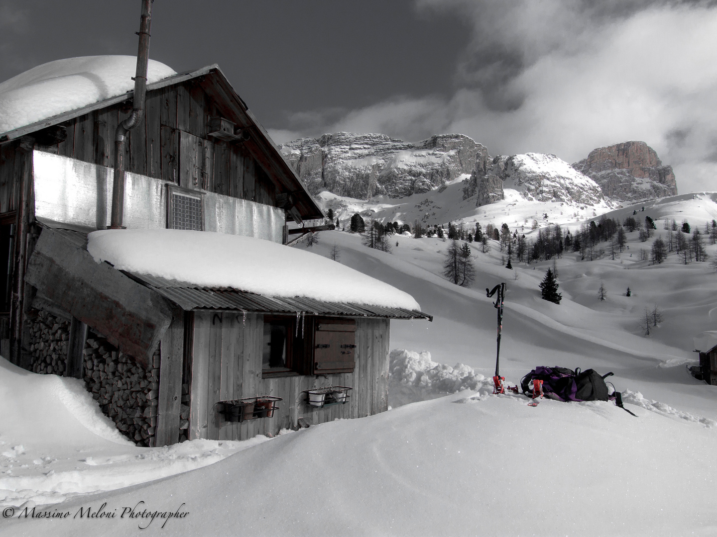 La Baita ( verso il monte Nuvolau)