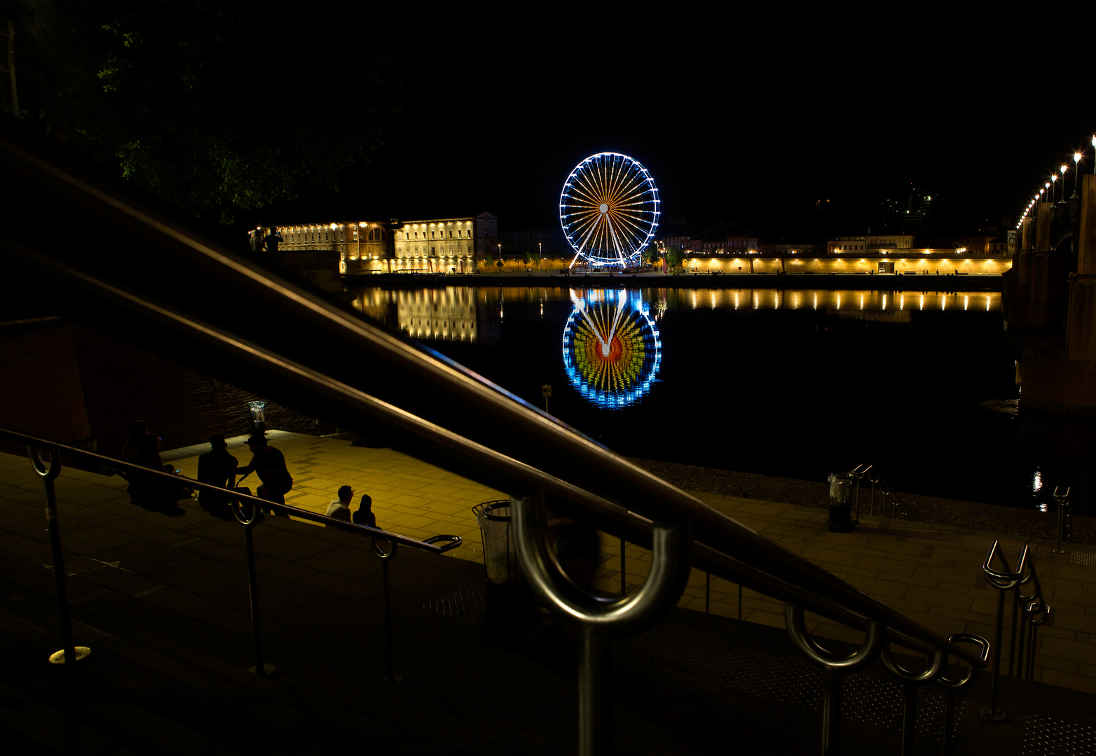 La balustrade ...