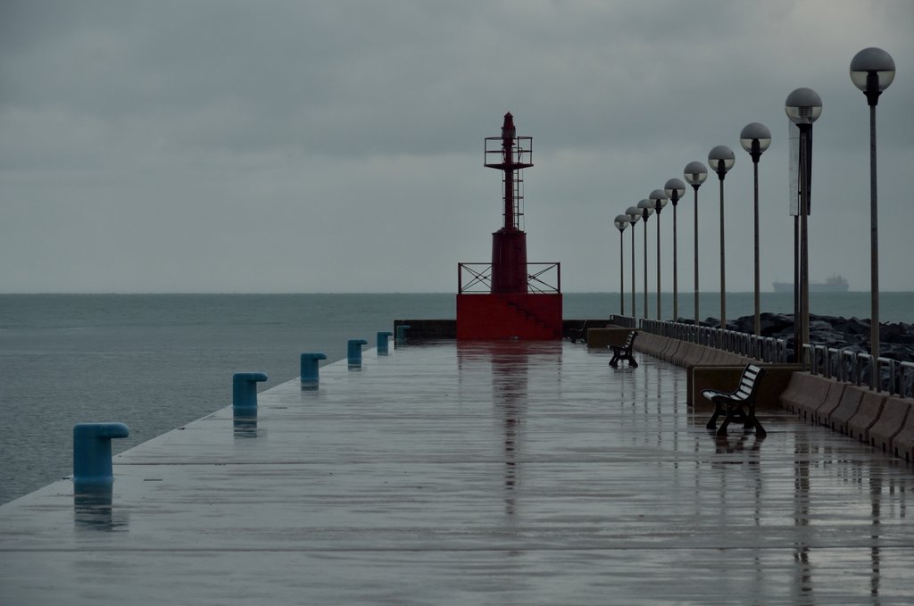 La banchina di Fiumicino