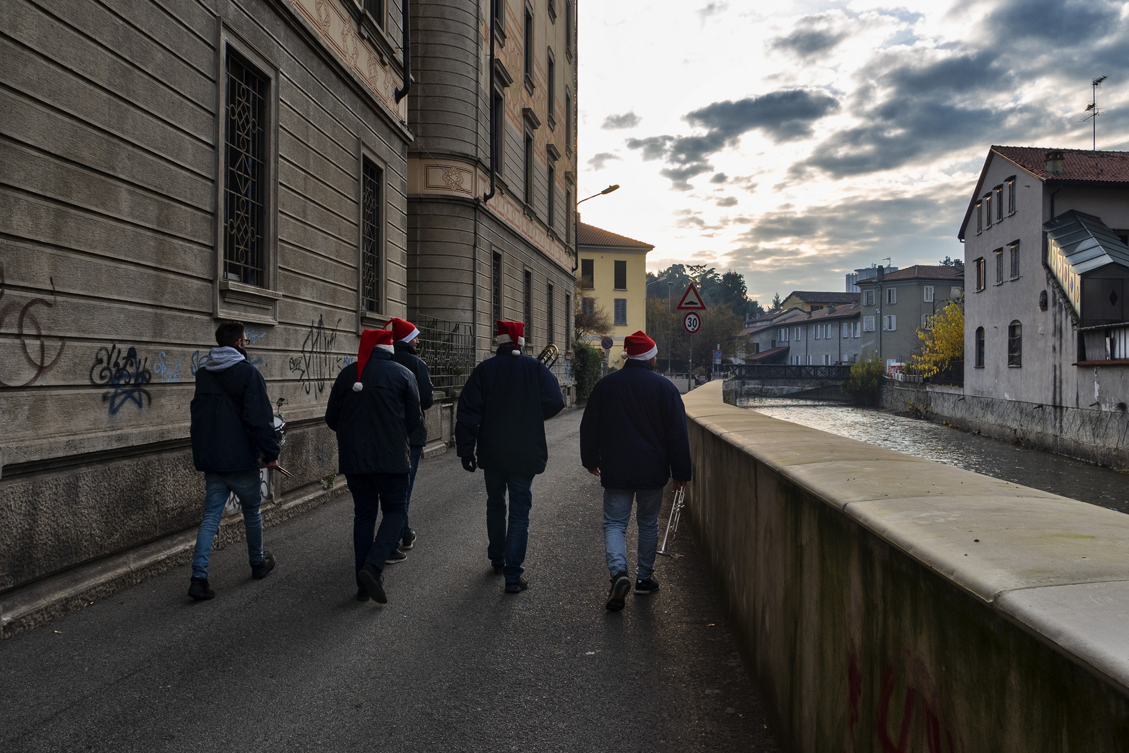 La banda natalizia a Monza