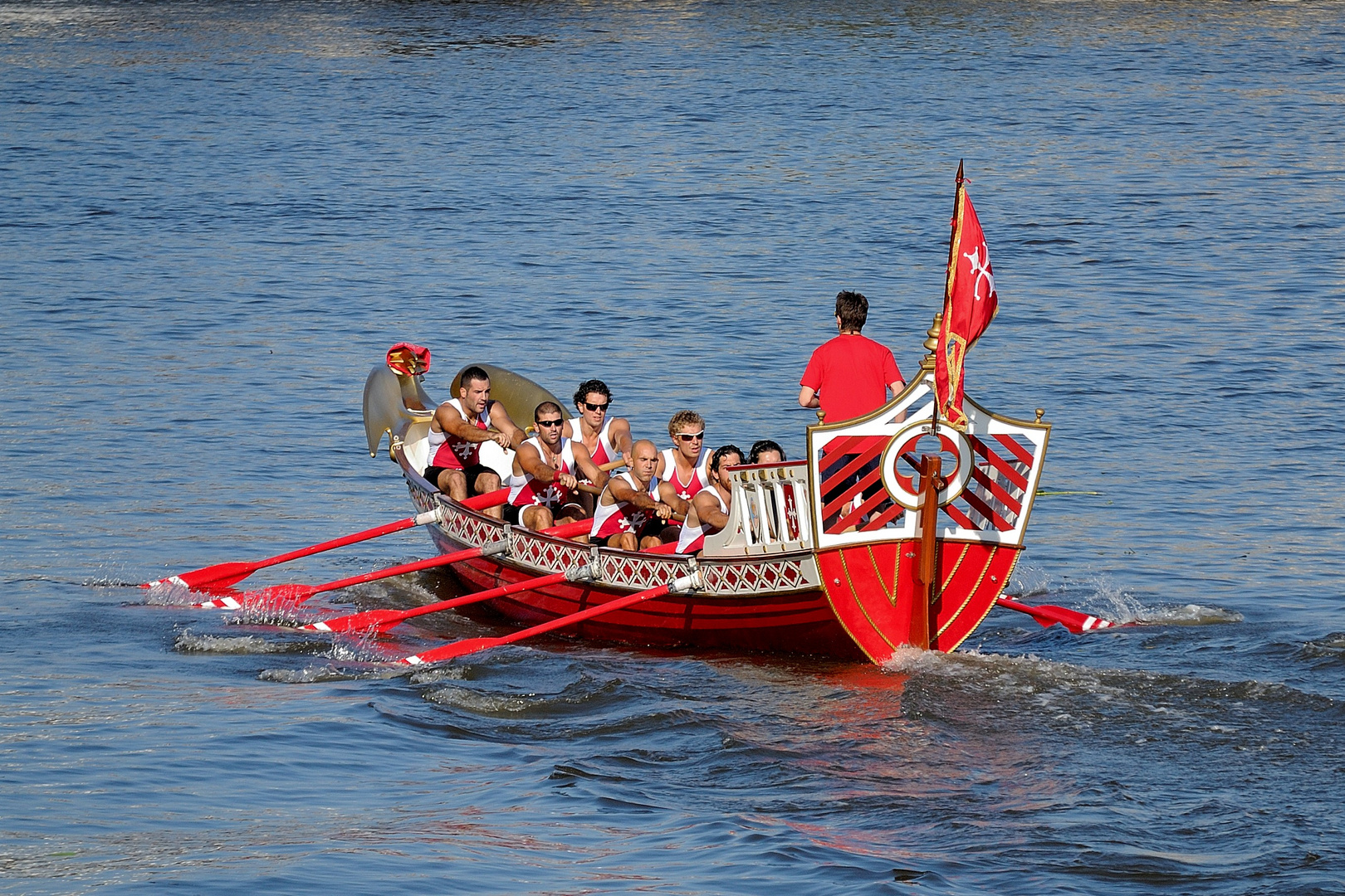 La barca rossa PISA