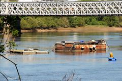 La barge sur la Loire - 