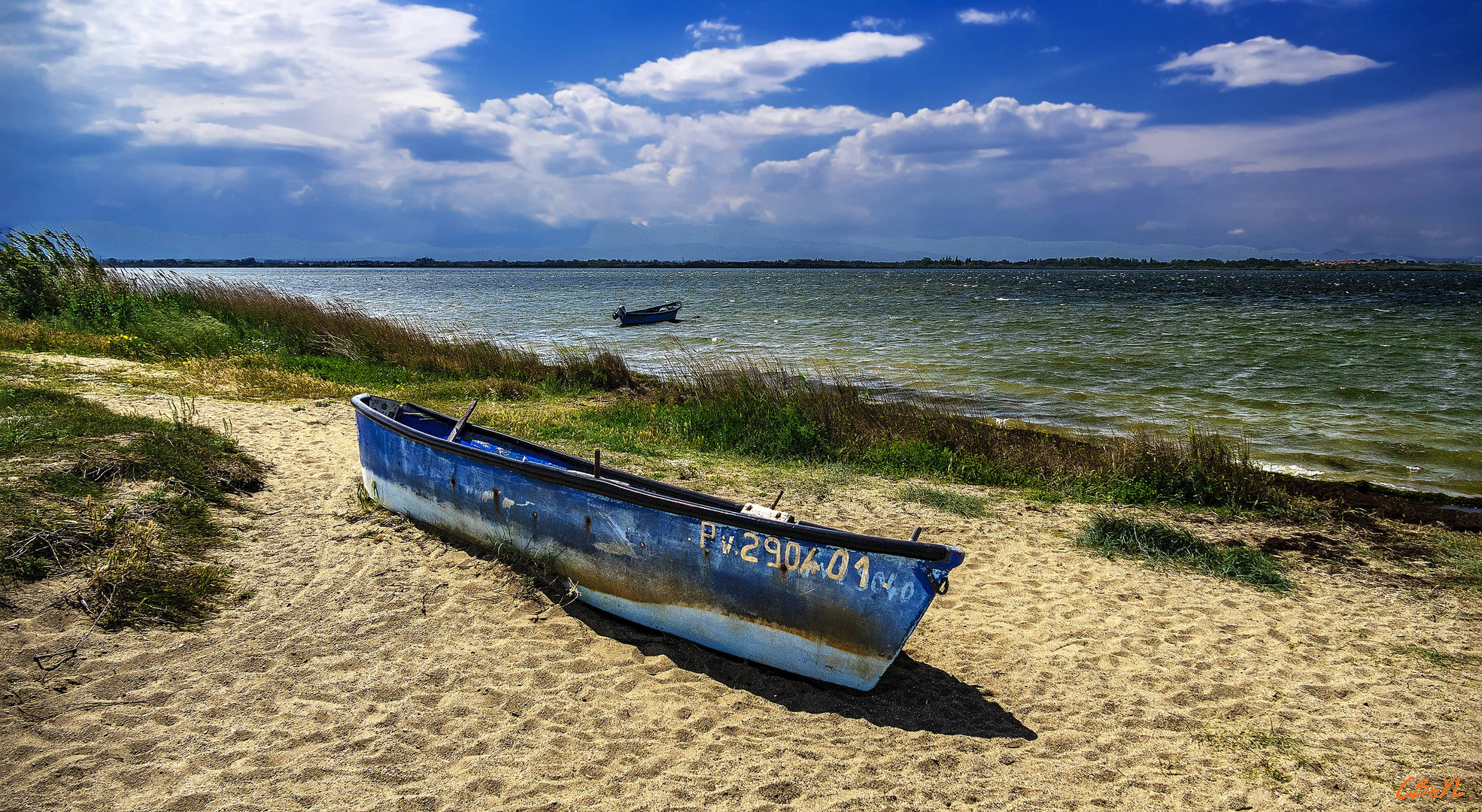 La barque  bleue