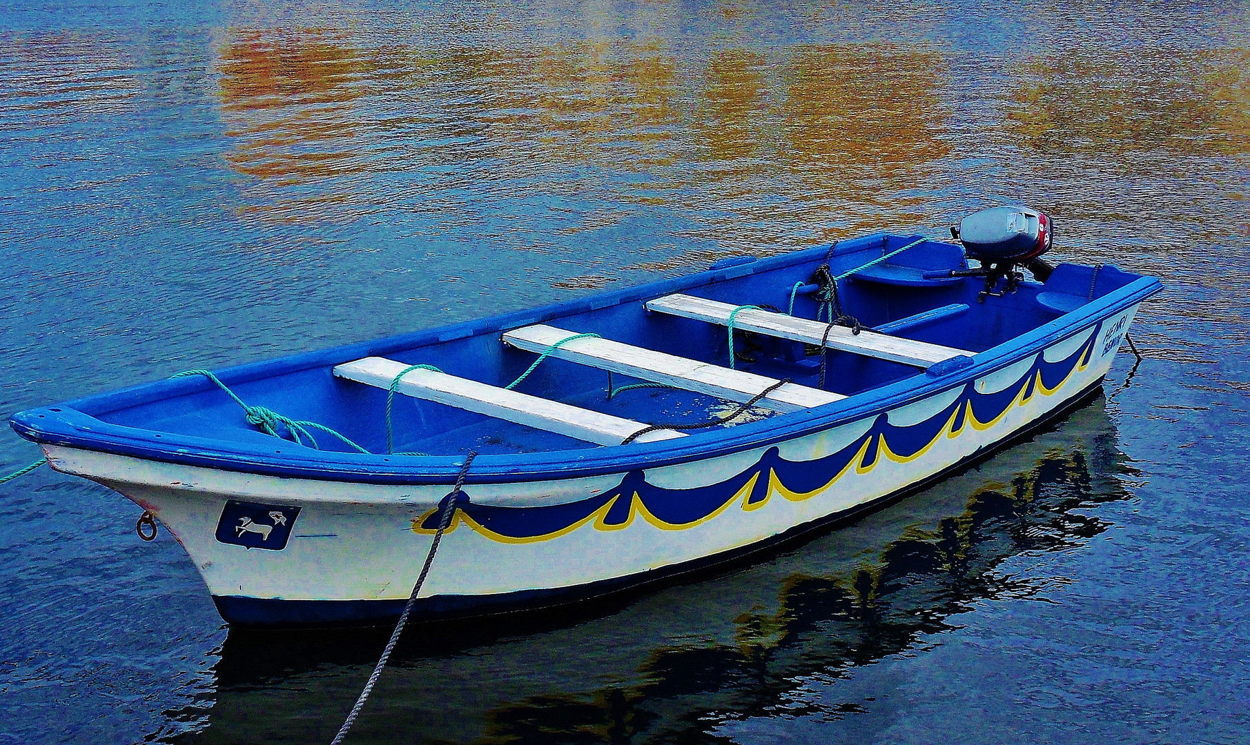 La barque bleue!