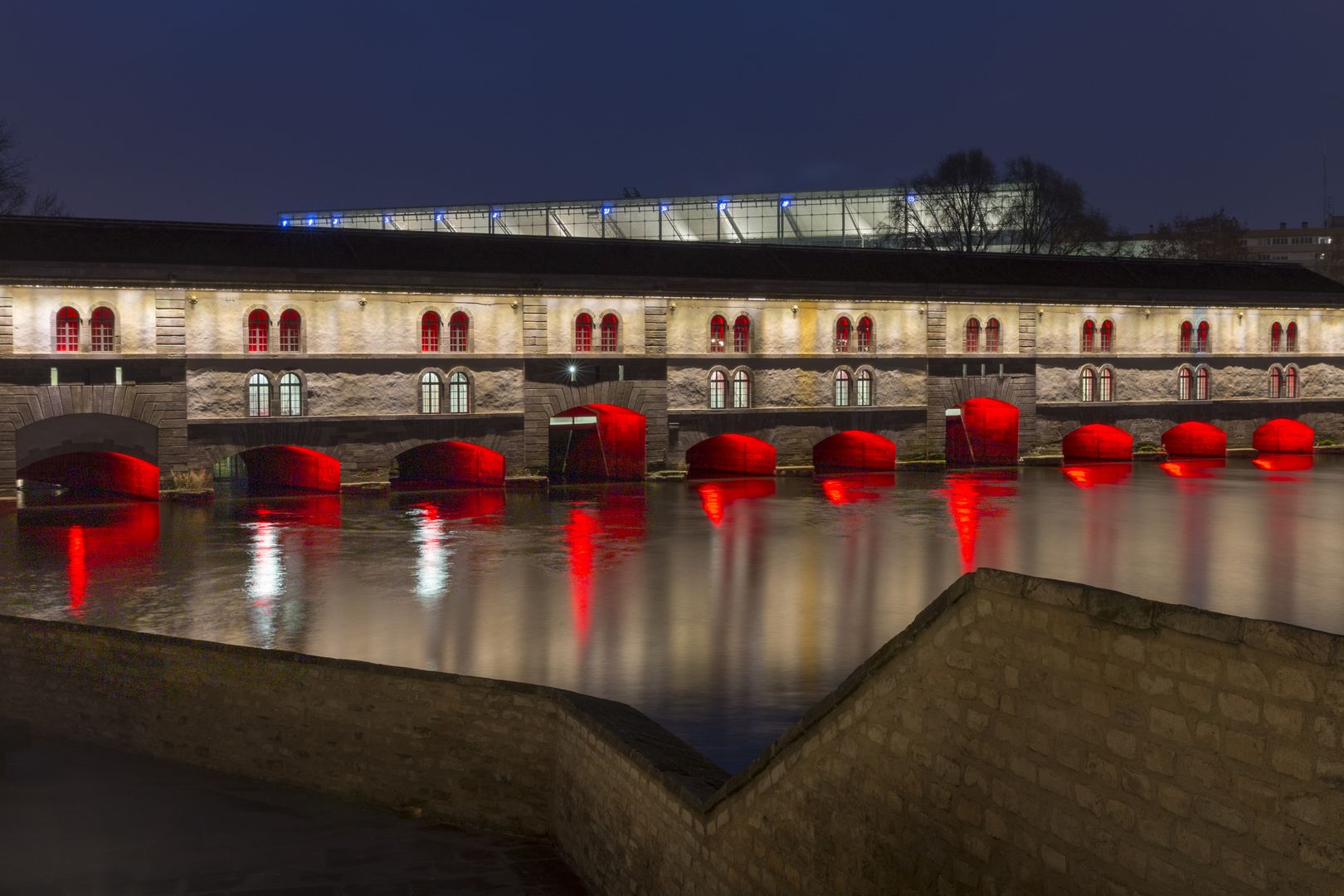 la Barrage Vauban en soirée