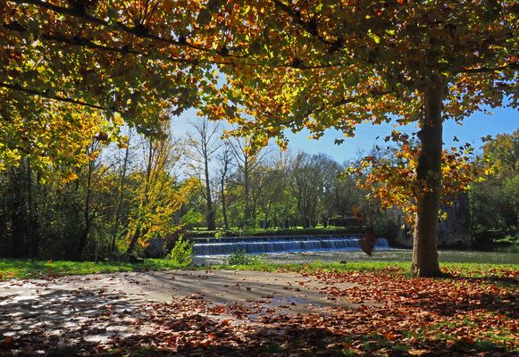 La Baïse à Gauge en automne