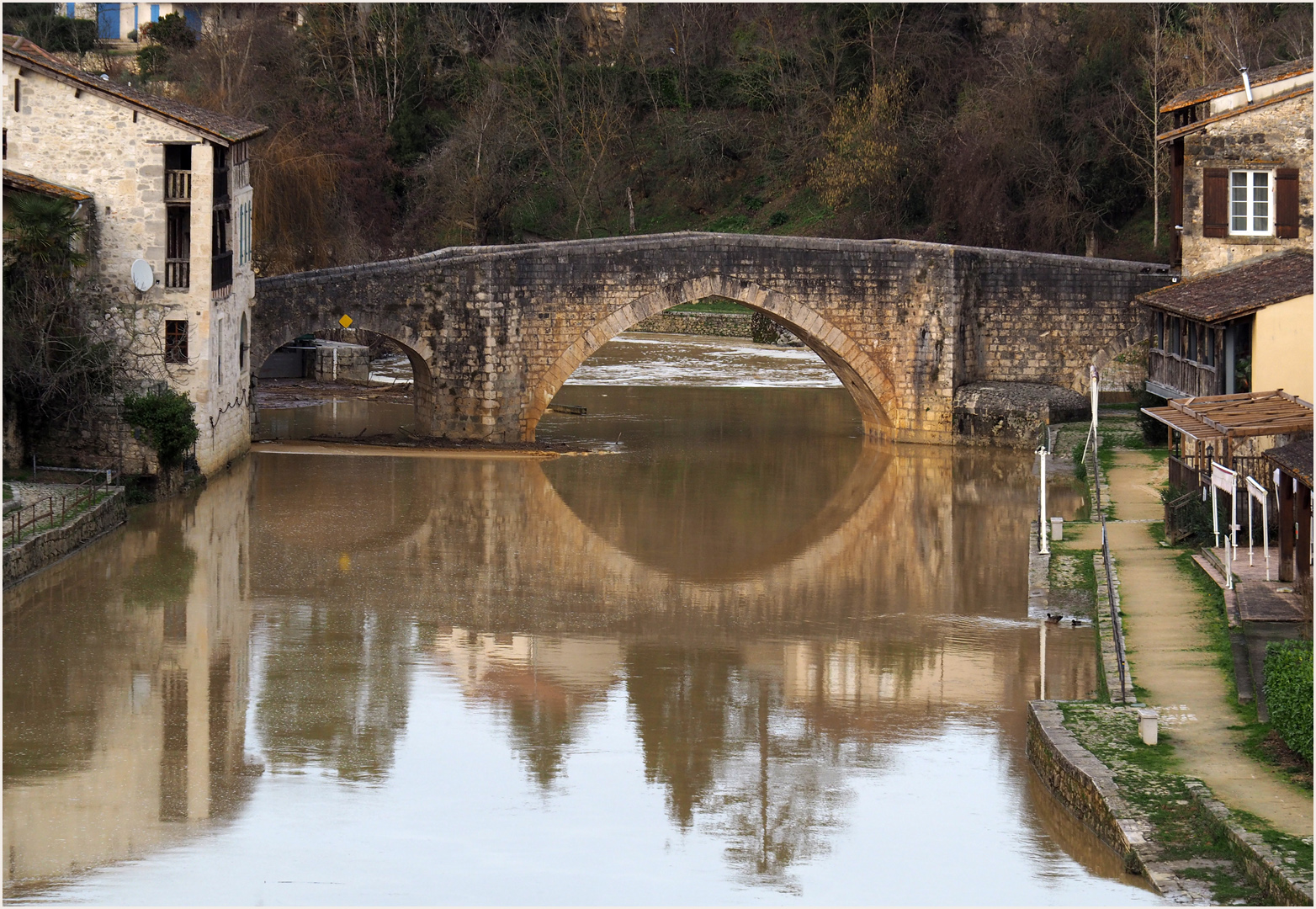 La Baïse et le Vieux Pont à Nérac