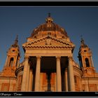 La basilica di superga , nel terso di una giornata pre invernale