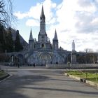 La basilique de Lourdes, près de Tarbes