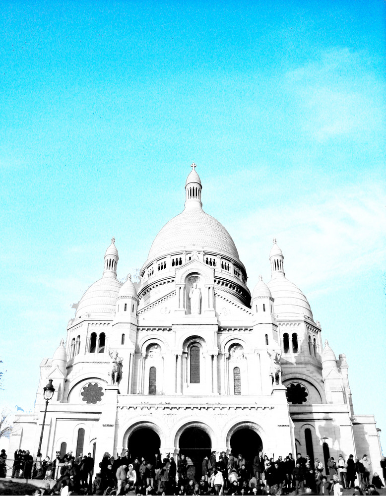 ...la basilique du Sacré-Coeur de Montmartre...