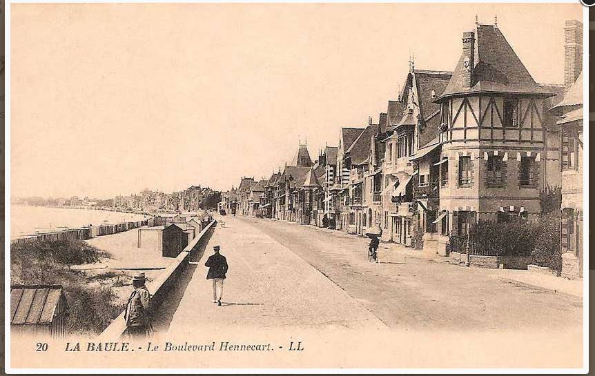 La Baule, le front de mer vers 1930