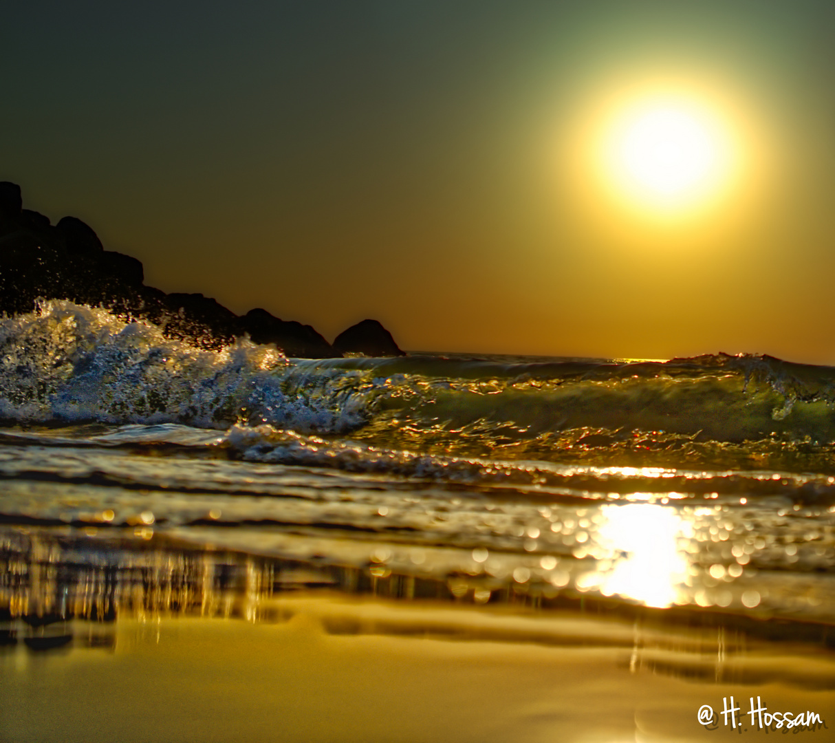 La beauté du coucher de soleil