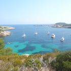 La beauté d'une crique sur l'ile d'Ibiza