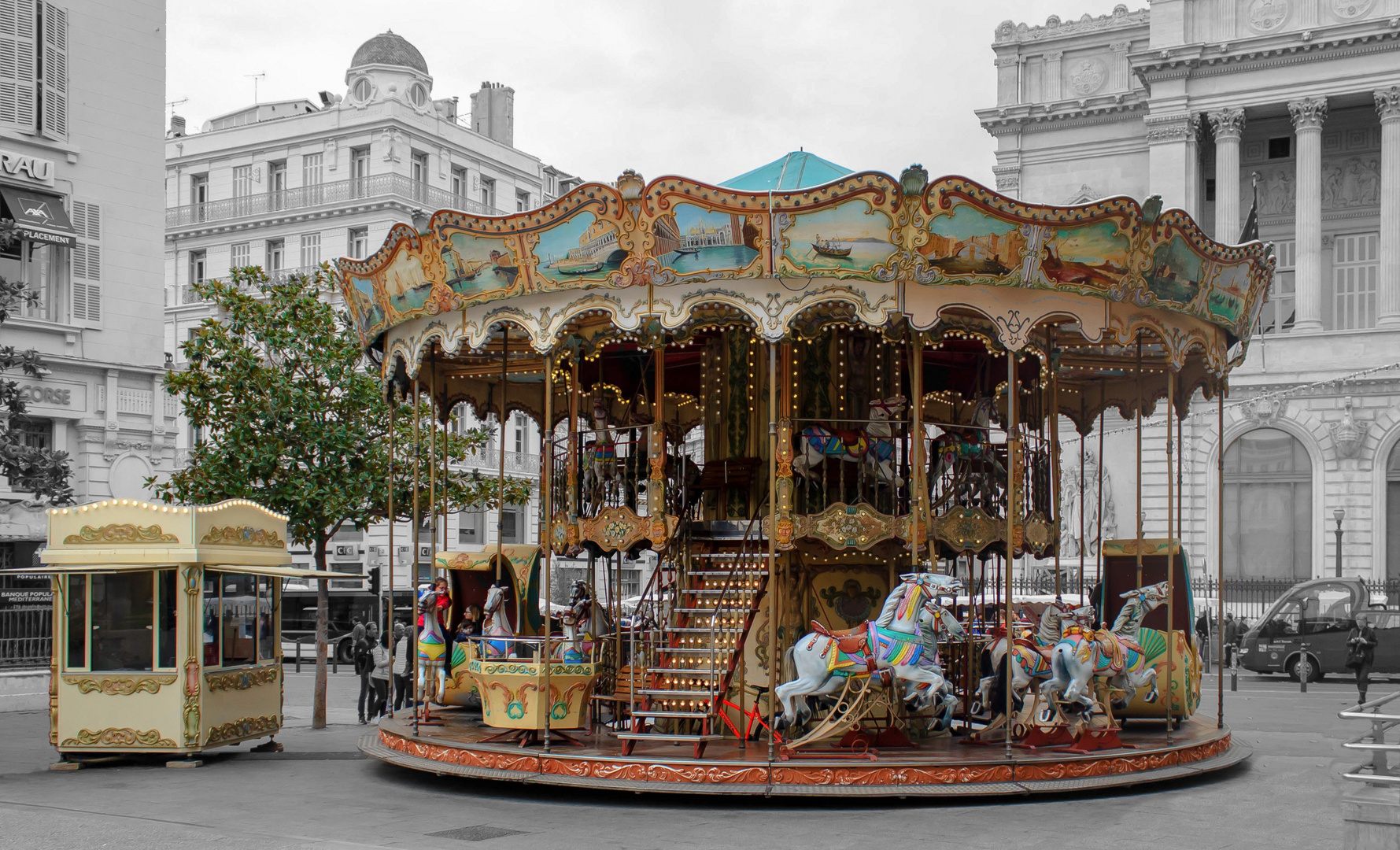 La Belle Epoque Carrousel.  Marseille