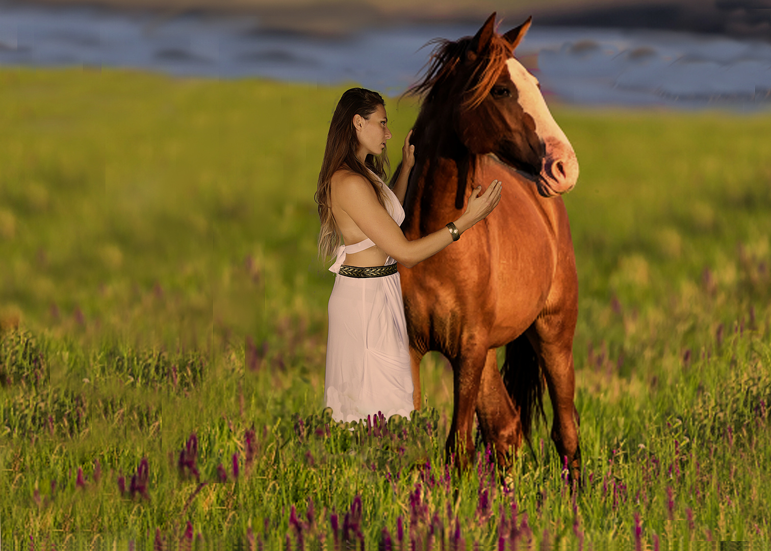 La belle et son cheval.......