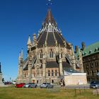 La bibliothèque du Parlement d'Ottawa, en Ontario, Canada