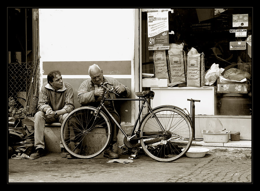 la bicicletta