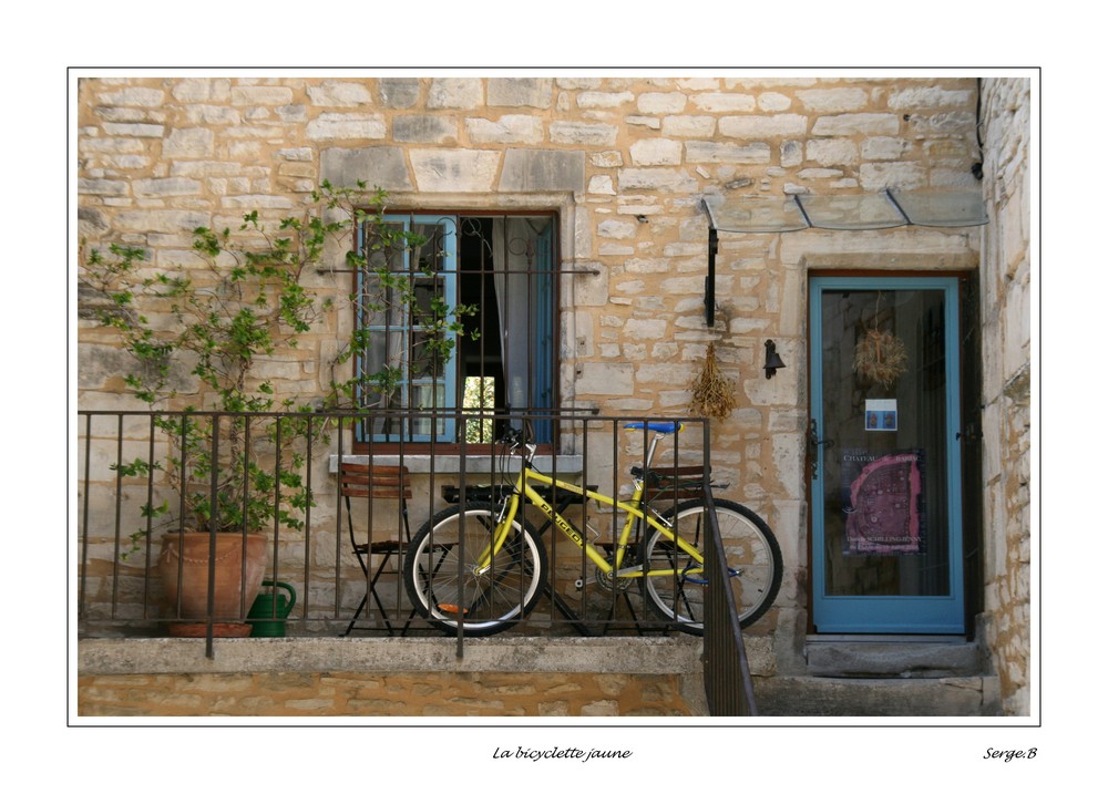 bicyclette jaune