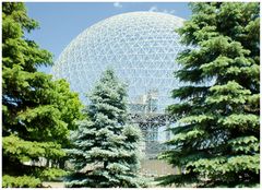 La biosphère du parc Jean Drapeau à Montréal