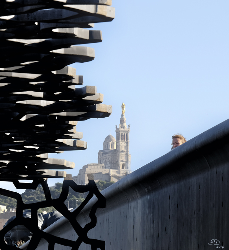 La Bonne Mère vue du MUCEM