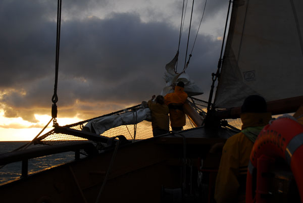 La Boudeuse vers de nouveaux horizons