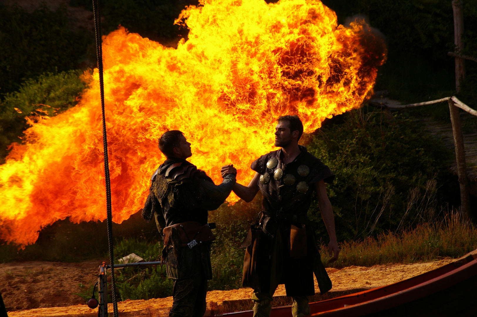 La boule de feu au bon moment!